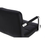 Starz Black Leather Effect Bar Chair