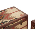 Set Of 2 Multi Print Storage Trunks