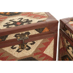 Aztec Set Of Two Side Table Trunks