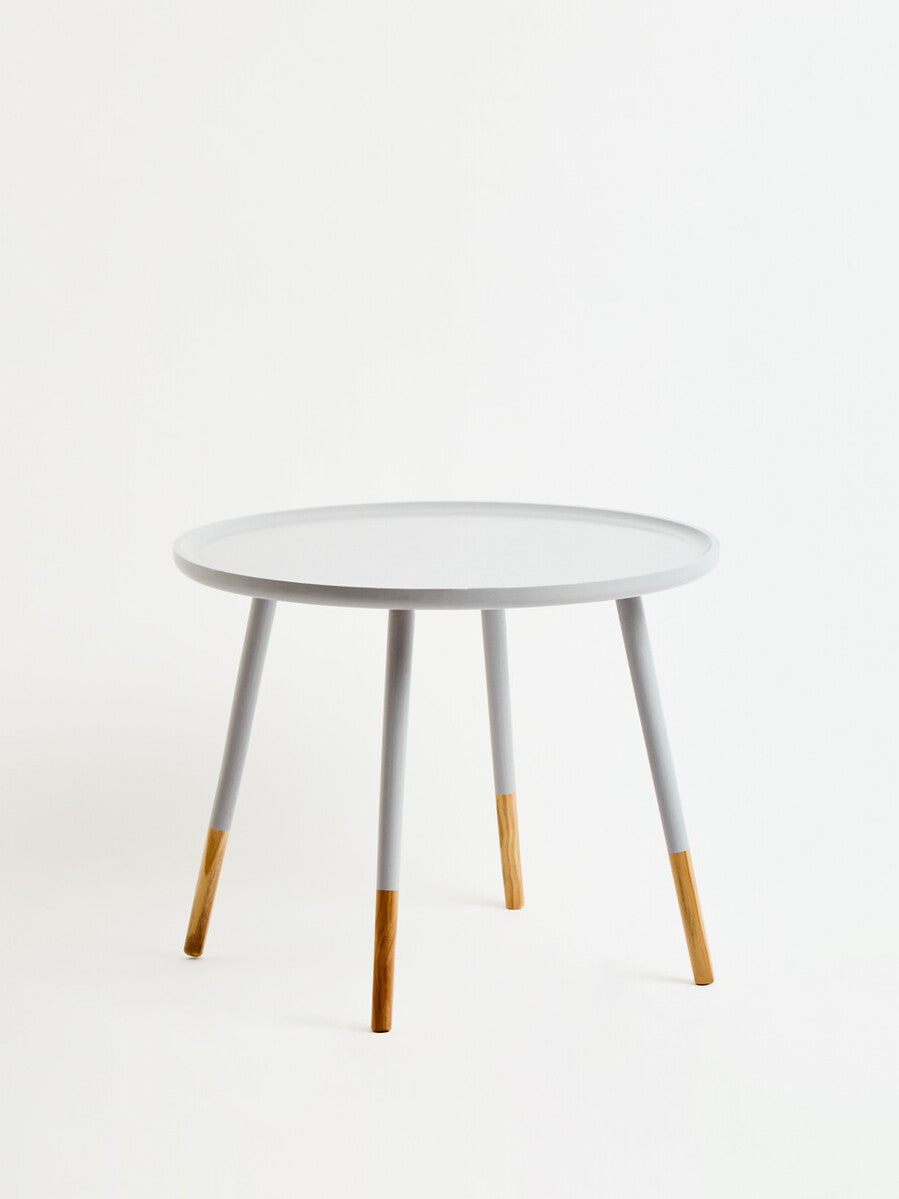 Viborg Grey Large Round Side Table