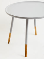 Viborg Grey Large Round Side Table