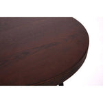 New Foundry Walnut And Black Metal Bar Table