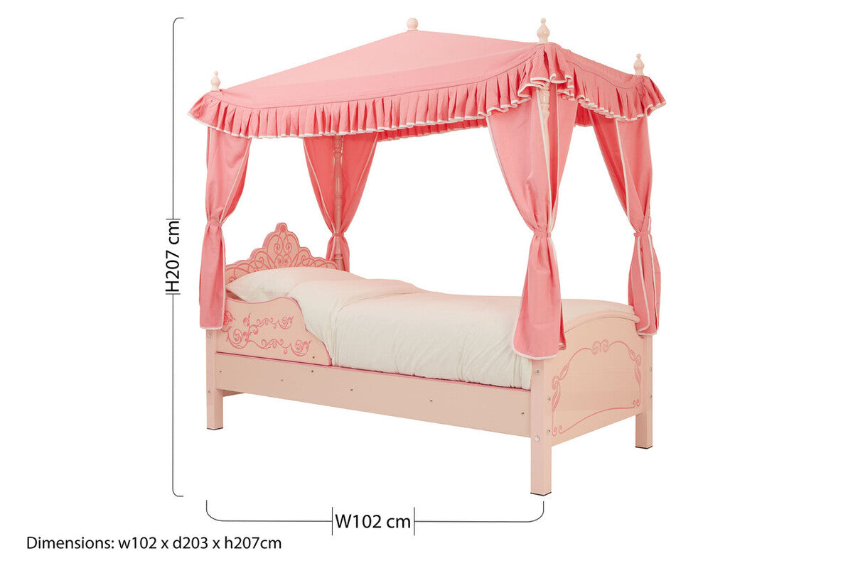 Kids Princess Palace Canopy Bed
