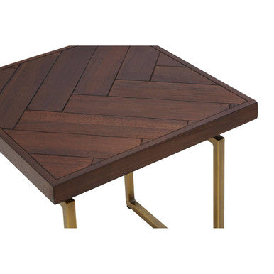 Brando Acacia Wood Effect Side Table