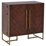 Brando Acacia Wood Effect Drinks Cabinet