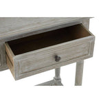 Heritage Two Drawer Grey Wash Rectangular Console Table