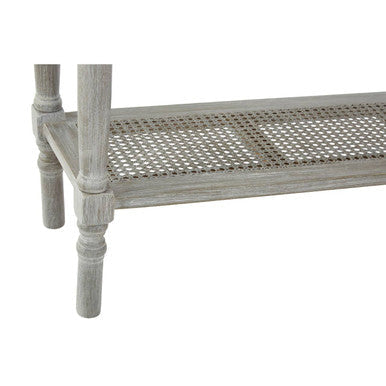 Heritage Two Drawer Grey Wash Rectangular Console Table