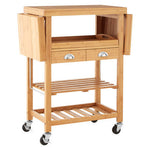 Harlow Bamboo Kitchen Trolley