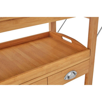 Harlow Bamboo Kitchen Trolley
