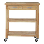 Harlow Glenn Tropical Hevea Wood Kitchen Trolley