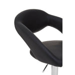Taylor Black Faux Leather Bar Chair