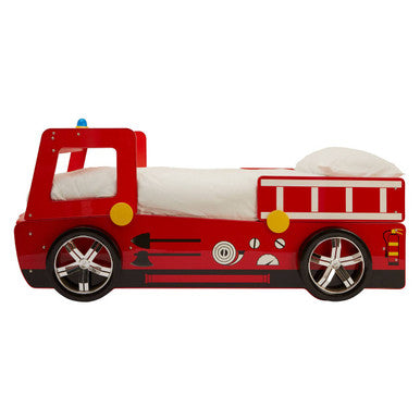 Kids Red Fire Engine Bed