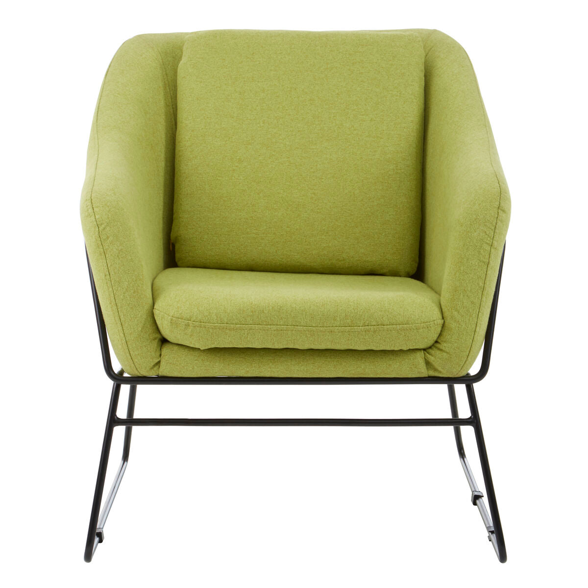 Stockholm Green Fabric Modern Accent Chair