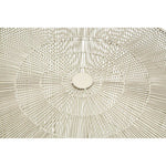 Templar Pewter Finish Cage Side Table