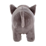 Jungle Safari Kids Grey Elephant Animal Stool