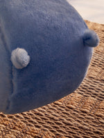 Jungle Safari Kids Blue Hippo Animal Stool