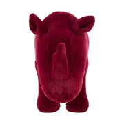 Jungle Safari Kids Maroon Rhino Animal Stool