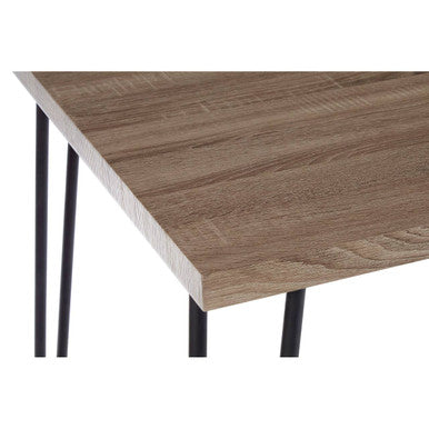 Borough Veneer Top And Metal Legs Dining Table