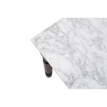 Henley White Marble and Black Frame Coffee Table