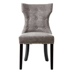 Daxton Grey Leather Effect Dining Chair