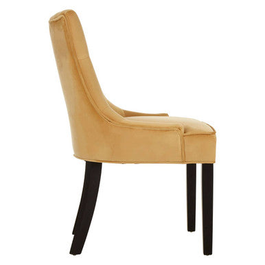 Daxton Ochre Velvet Dining Chair