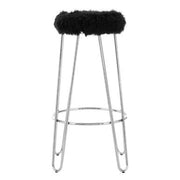 District Black Bar Stool