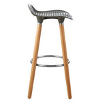 Stockholm Grey Pp Seat Bar Stool