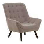 Stockholm Grey Linen Effect Accent Chair