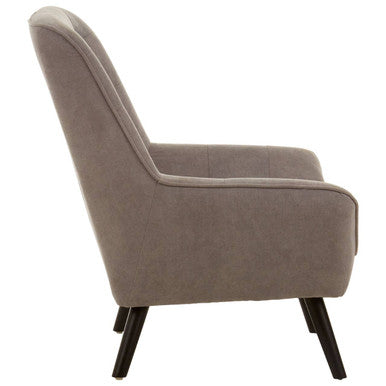 Stockholm Grey Linen Effect Accent Chair