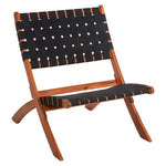 Emilio Black Woven Chair