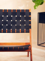 Emilio Black Woven Chair