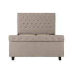 Orlando Light Grey Ottoman King Bed