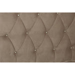 Josephine Mink Brushed Velvet Double Bed