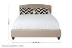 Josephine Beige King Bed