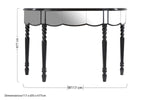 Tiffany Mirrored Console Table