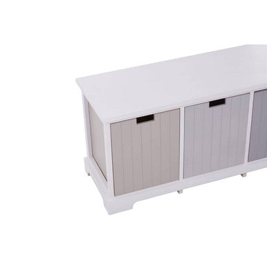 New England 4 Drawer Bench