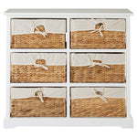 Ashby 6 Seagrass Drawer Chest