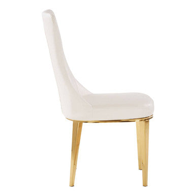 Forli White Dining Chair