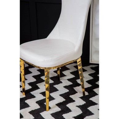 Forli White Dining Chair