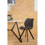 Weston Round Marble Effect Dining Table with 6 Chairs Set