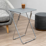 Bernie Folding Table With Grey Top