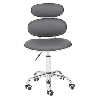 Fran Grey Pu Home Office Chair