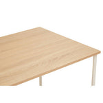 Bradbury Natural Oak Veneer Desk With Drawers