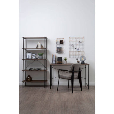 Bradbury Dark Oak Veneer Top Desk