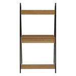 Bradbury Natural Oak Effect Desk with Metal Frame