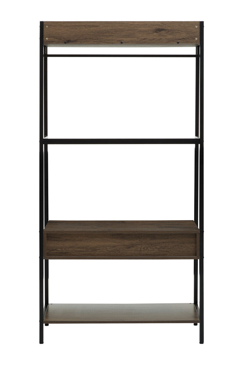 Bradbury Dark Oak Effect Open Wardrobe