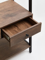 Bradbury Dark Oak Effect Open Wardrobe