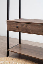 Bradbury Dark Oak Effect Open Wardrobe