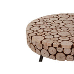 Lacuna Fir Wood Round Side Table