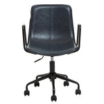 Branson Grey Leather Effect Home Office Chair